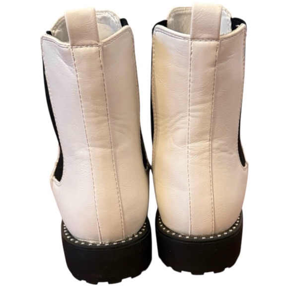 MIA Black and White Ankle Boots - Picture 3 of 8